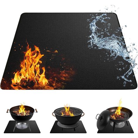 Tapis ignifuge pour barbecue - Tapis résistant au feu (1/2)
