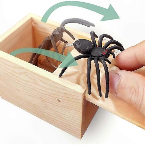 Coffre à Jouets en Bois Humoristique - Cadeau Surprise de Noël, Tirelire Farce Originale, Blague Pratique et Jouet Rigolo pour Adultes et Enfants (1/5)