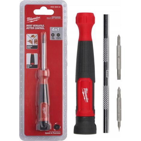 Cacciavite di precisione Milwaukee 4932480584 porta punte rimovibile inciso laser