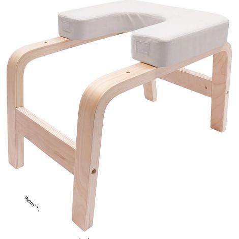 Banc de tête en yoga, construction robuste, utilisation multifonctionnelle, BLANC (1/2)
