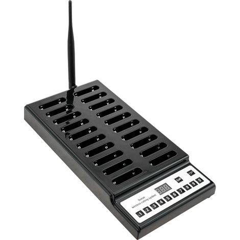 PrimeMatik - Base cargadora de 10+2 teclas para gestor de colas inalámbrico