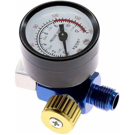 ALLIANDIS1/4 ”Regulateur de pression d'air, regulateur de pression d'air pour pistolet de pulverisation, pistolet de peinture, vanne de regulation de pression, vanne de regulation de pression, accesso (1/5)