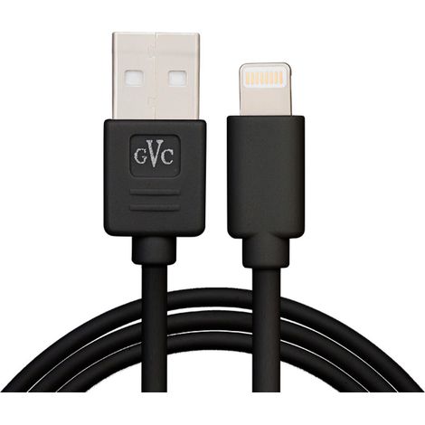Aquarius 3M iPhone Charging & Data Sync Cables, Black, 4 Pack (1/5)