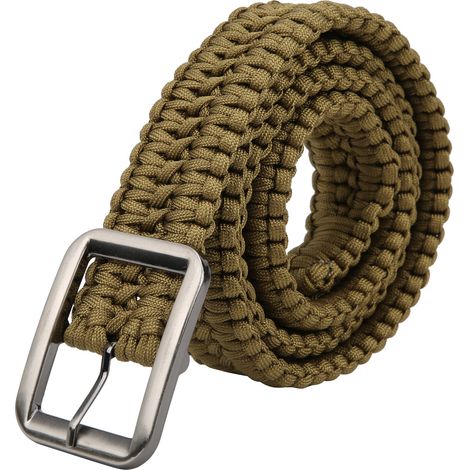 Ceinture tressée à main pour parapluie, corde d’aventure survie en extérieur, bandeau taille vert. (1/5)
