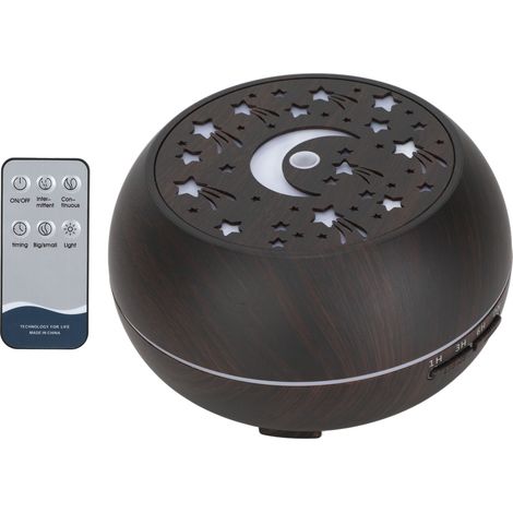 Diffuseur d'huiles essentielles 400ml avec télécommande, idéal pour bureau et maison, prise UE 100‑240V (1/5)