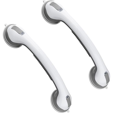 Barre D Appui Pour Douche - Ventouse Puissante - Surface Lisse Et Non Poreuse - Pour Salle De Bain Et Baignoire - 2 Pièces
