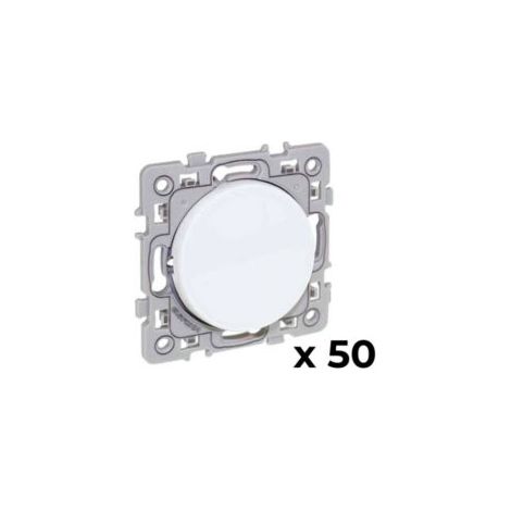 Pack chantier 50pces - Interupteur va et vient blanc - SQUARE (1/3)