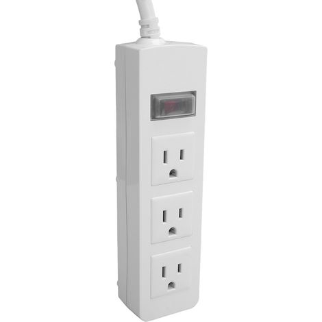 Multiprise étanche avec protection contre les chocs électriques, rallonge électrique et prise américaine. (1/5)
