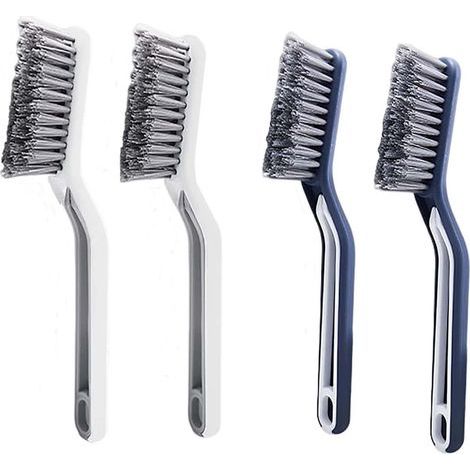 Lot de 4 brosses multifonctionnelles pour couture au sol - Brosse de nettoyage 2 en 1 (1/4)