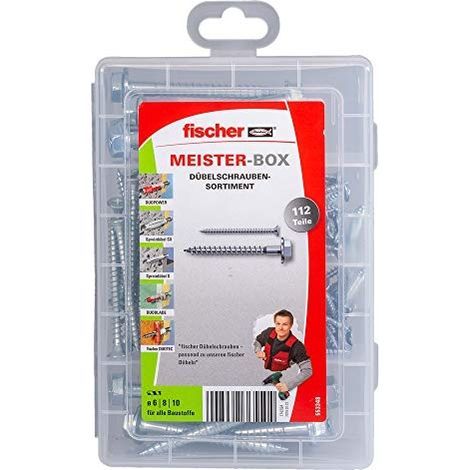 Fischer  Meister-Box  Tasselli  Viti  (112  Pezzi)  -  553348