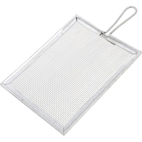 Tamiz multiusos, tamiz de filtro de pintura, tamiz de pintura, tamiz multifuncional, colador de pintura, tamiz de malla fina, tamiz de glaseado, acero inoxidable, plata (1/5)