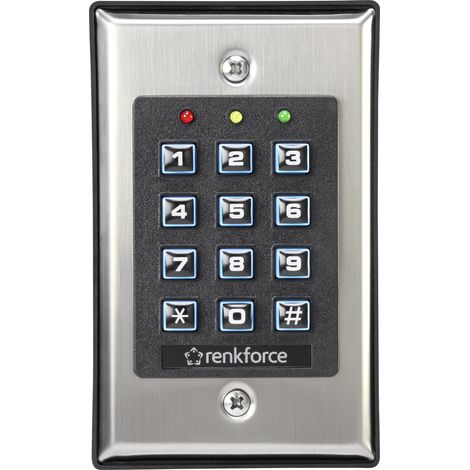 Renkforce 1582597 Codeschloss Aufputz mit beleuchteter Tastatur (1/5)