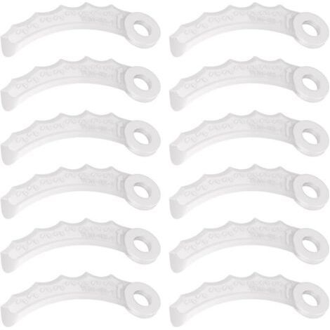 LaBlanc – 12-teilige Kunststoffklinge, kompatibel mit Makita 198383-1 und 198426-9, Makita DUR189RF Fadenschneider, UR100DZ, DUR191LZX3, DUR181Z, DUR192LZ, DUR368AZ, DUR369AZ, DUR190UZX3, UR3000