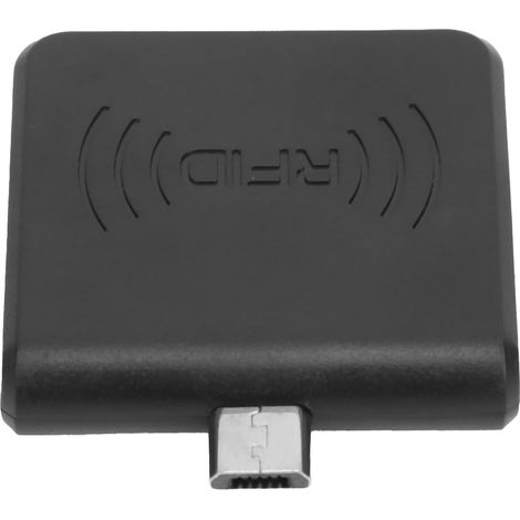 Lecteur de cartes UHF 915Mhz, scanner compact d'étiquettes, interface micro USB pour téléphone Android (1/5)