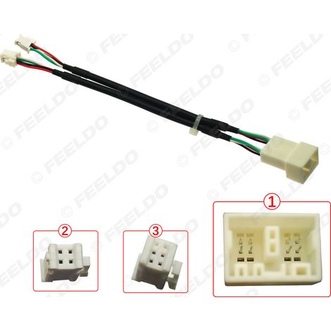 Compatible with the original Toyota 2024-2025 USB cable, 4-pin/6-pin, car-specific USB adapter cable. (1/5)