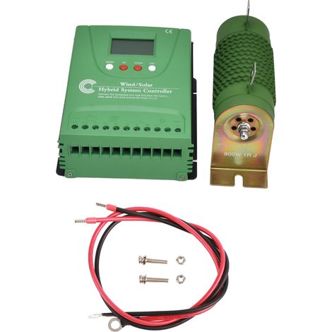 Contrôleur de système hybride éolien-solaire MPPT, régulateur de charge boost pour batterie lithium 12V/24V (1/5)