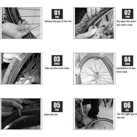 Chambres à air utilitaires 2.50-10 avec valve pour diables de moto (1/4)