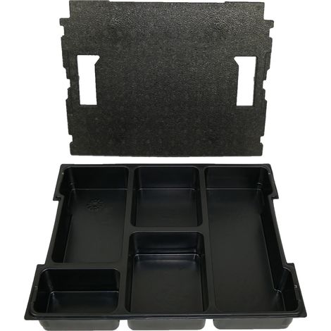 BS Systems Kleinteileeinsatz 5 Fächer inkl. Deckeleinlage für L-Boxx 102