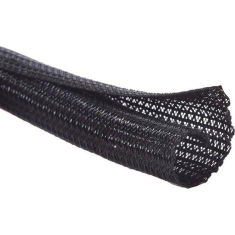 1m Tuyau Électrique Protecteur pour Câbles - Diamètre 13cm - Noir - Protection contre les Morsures de Chat (1/3)