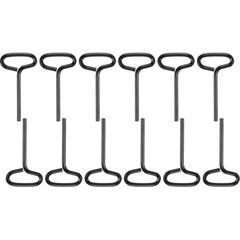 Lot De 12 5/32" Clé Hexagonale Standard Pour Barre Antipanique Noir (1/5)