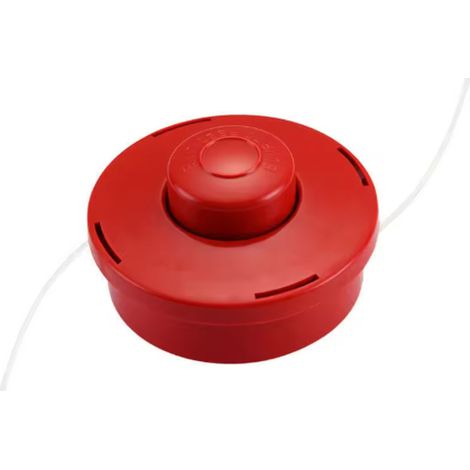 Tête de coupe universelle en PP rouge, avance automatique du fil sans démontage (1/4)