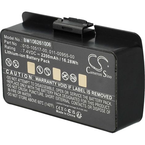 vhbw batteria compatibile con Garmin 010-00543-00, EGM478, 100054300, 3580100054300 navigatore GPS (2200mAh, 7,4V, Li-Ion)