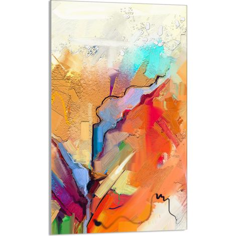 Planche à découper en verre 30x52 colorée (1/5)