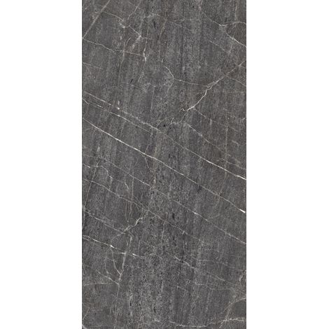 Carrelage sol / mur effet marbre TESSINO BLACK l.60X L.120 cm Mat LIMCARO (1/5)
