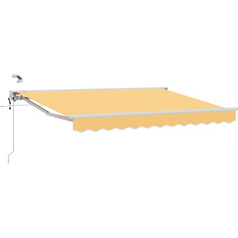 Maison Exclusive - Tettuccio Elettrico Retrattile Sabbia 4,5 × 3 m (1/5)