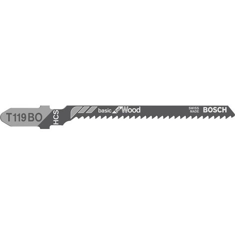 Bosch Stichsägeblatt T 119 BO Basic for Wood