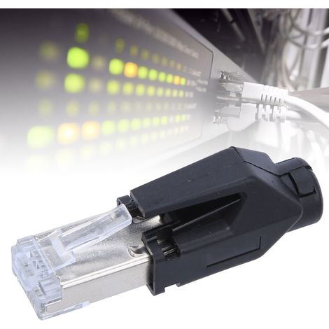 4 connecteurs réseau RJ45 étanches 1P07-RJ45 pour applications industrielles (1/5)