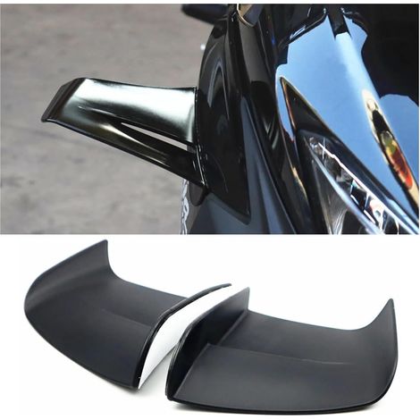 Adecuado para carenado lateral de motocicleta para reequipamiento de motocicleta Kawasaki, alerón lateral fijo (1/3)