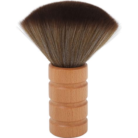 Blason à raser pour homme, manche en bois, poils en nylon souple, mousse rasage, anti-casse, usage quotidien (1/5)