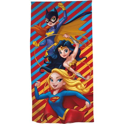 Serviette de plage - DC Comics Super Hero Girls - 70x140 cm (1/3)