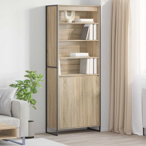Hohe Schränke 2 pcs Sonoma 79 x 36 x 200 cm Holzwerkstoff