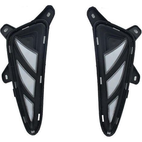 LED-Tagfahrlicht, Blinker, Nebelscheinwerfer für Toyota – Schwarz (1/5)
