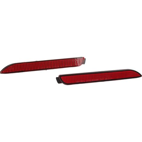 paire de réflecteurs de pare-chocs arrière 81910 48012, rouges, réflecteurs élégants montés sur pare-chocs, adaptés aux RC350 et GX470.