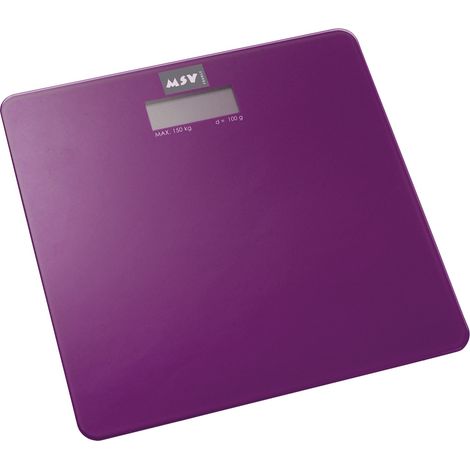 Báscula peso de cristal morado MSV (1/2)