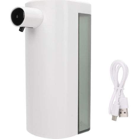 Distributeur de Savon Automatique 350ml Sans Contact - Design Classique Simple, Rechargeable avec Batterie Intégrée, Idéal pour Cuisine et Salle de Bain (1/5)