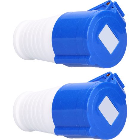 2 Prises Connecteurs Industriels 3 Broches Conductivité Optimale Étanches Robustes 220V-250V