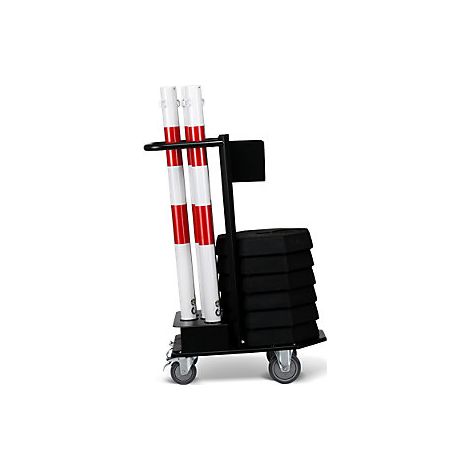 Juego de soportes para cadenas con carro de transporte  6 (1/5)