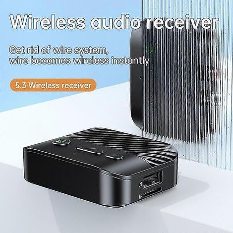 Bluetooth-Audioempfänger, drahtloser Bluetooth-Audioadapter, Bluetooth-Audiosender, Stereoklang, LED-Bildschirm, Freisprecheinrichtung, Auto-Audioadapter, RCA-Kabel (1/5)