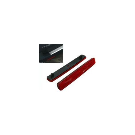 Convient aux réflecteurs de remorque Lntyq, lot de 2 OE : 7E0945105 7E0945106 Ensemble de réflecteur de pare-chocs arrière, convient pour Transporter T5 2003-2011 (rouge). (1/2)