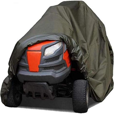 Housse pour tondeuse autoportée, housse robuste imperméable et résistante aux UV pour tracteur de jardin, housse imperméable pour tracteur de jardin autoporté (1/5)