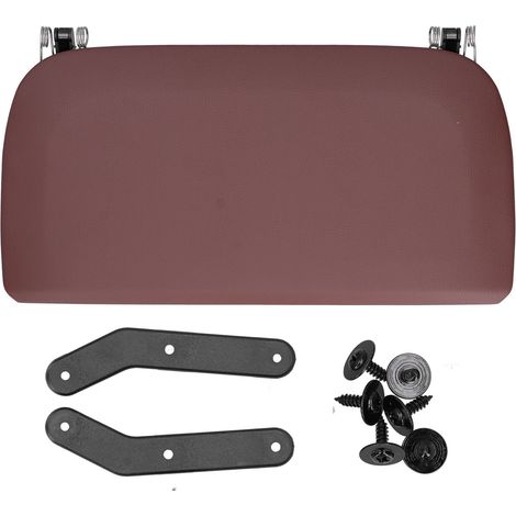 Sellerie Garniture Panneau Dossier Siège Auto Housse Cuir Synthétique Marron Rouge pour BMW Série 5 7 F07 F10 F11 F18 F01 (1/5)