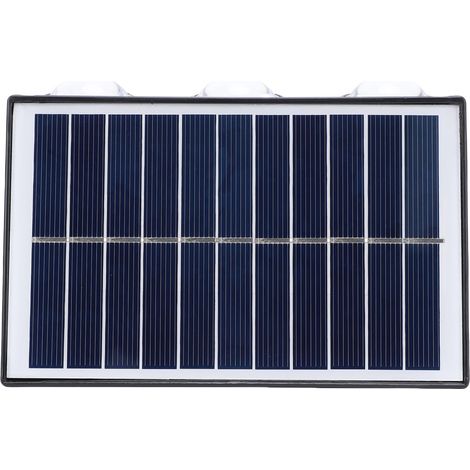Applique murale LED solaire pour clôture, étanche IP65, pour Patio, porche, jardin, décoration d'arrière-cour, 6 LED chaudes (1/5)