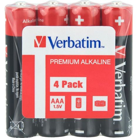 Verbatim Set di batterie AAA LR3 AAA 49500 (4)