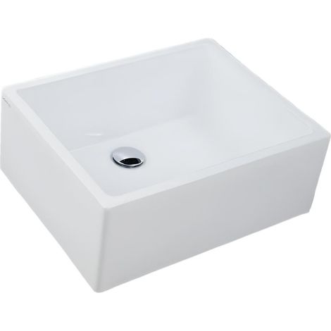 VALADARES 78615002 SINTRA Pileta Lavadero 48x38x19 cm Blanco - ref: 78615002 (1/2)