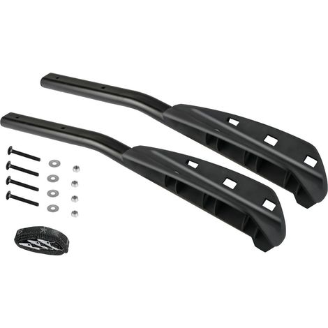 Eufab – Supports de roues extra larges pour porte-vélos – Compatible pneus jusqu'à 3,25 pouces – Jeu de 2 – Écartement latéral renforcé (1/4)