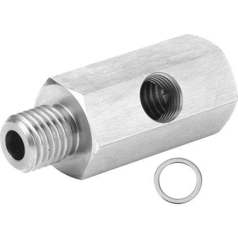 Adaptador de manómetro de línea de combustible turbo RASTKY para adaptador macho a hembra de 1/8 de pulgada a sensor de presión M12X1.5-te D' para. (1/5)